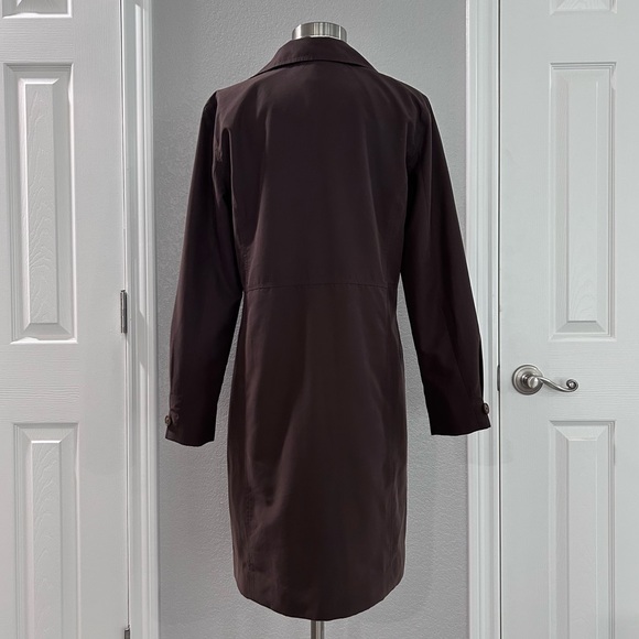 Cutter & Buck CB Weathertec Lightweight lined Trench Coat - Picture 8 of 11